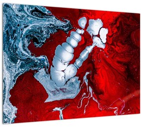 Tablou cu pete abstarcte (70x50 cm)