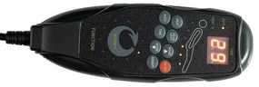 Fotoliu recliner cu functie de masaj Neptun M velvet bleumarin Blu86