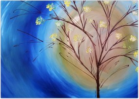 Tablou - Copac în fața soarelui (70x50 cm)