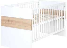 Pătuț alb-natural 70x140 cm Lion – Roba