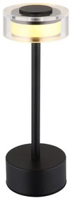 Lampă LED dimabilă de masă Globo 21026S SHIRA LED/2,5W/3,7V 2700/4000/6500K negru