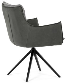 Set de scaune de sufragerie cu mecanism deîntoarcere DCH-D1345 GREY2, 2 buc.