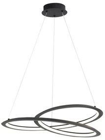 Lustră LED pe cablu TANGO LED/44W/230V 4000K d. 60 cm negru