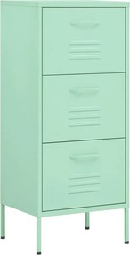 vidaXL Dulap de depozitare, mentă, 42,5x35x101,5 cm, oțel