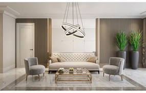 Lustră LED dimabilă pe cablu Globo 67314-60H GROUNI LED/60W/230V + telecomandă