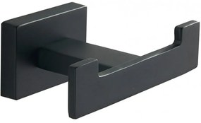 Mexen Arno cârlig dublu pentru prosop, negru - 7020735-70