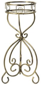 Suport de flori 76x32 cm auriu