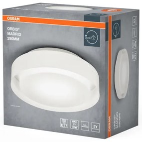 Plafonieră Osram ORBIS MADRID 2xE27/10W/230V, diam. 29 cm, albă