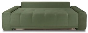 Canapea Extensibila Cu Lada Depozitare Dreamer, Verde, 260 x 110 x 100 Cm
