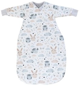 Sac de dormit copii cu maneci 3-12 luni Kidizi Forest Friends, 1 tog, bumbac 100%, pentru toamna/iarna