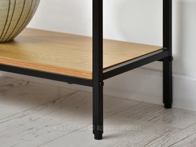 Măsuță consolă Frey (stejar + negru). 1110805