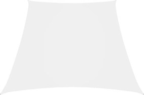vidaXL Parasolar, alb, 3/5x4 m, țesătură oxford, trapez