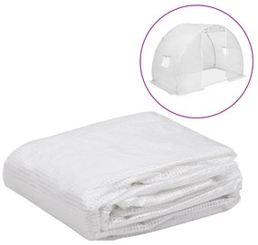 vidaXL Copertină rezervă pentru seră (4,5 m²), transparent, 3x1,5x2 m