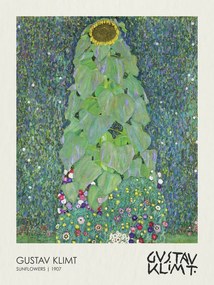 Reproducere Sunflowers (1907), Gustav Klimt