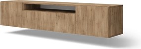 Comodă TV Femur Hanging – 200x41x40 cm – Stejar Artisan