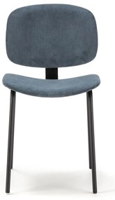 Scaune de dining albastre 2 buc. Arus – Marckeric