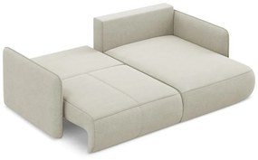 Colțar crem extensibil/cu spațiu de depozitare (cu colț pe partea dreaptă) Nanea – Makamii