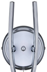 Aplica de perete moderna design cromat Ascona 4162-2CC SRT