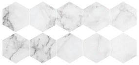 Set 10 autocolante impermeabile și anti-alunecare pentru podea Ambiance Hexagon