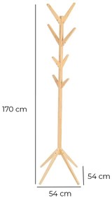 Cuier în culoare naturală din bambus – Casa Selección