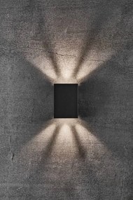 Aplica LED exterior cu iluminat up/down IP54 Fold 10 negru 2019041003 NL
