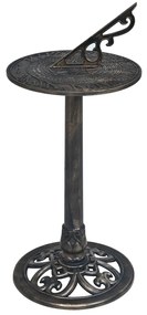 Cadran solar, bronz, 35,5 x 82 cm, plastic Bronz