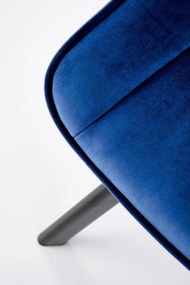 Scaun K520 velvet bleumarin