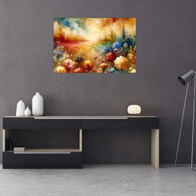Tablou - Pajiște colorată (90x60 cm)