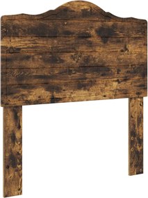 vidaXL Tăblie cap Stejar fumuriu 80 cm Lemn compozit