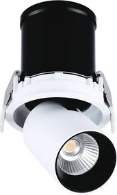 Spot LED 4000K incastrabil GARDA 6cm alb