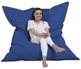 Fotoliu puf pentru grădină Giant Cushion 140x180 - Blue