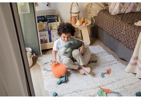 Covor de joacă pentru copii crem din bumbac 120x160 cm Veggie Garden – Lorena Canals