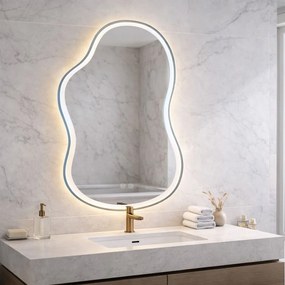 Oglindă LED UNO DOUBLE 80x55 cm