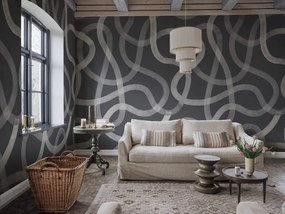 Fototapet, Serpentine, Graphite, Rebel Walls