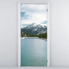 Fototapet pentru ușă - Peisaj montan (95x205cm)