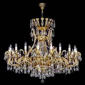 Candelabru XL Cristal Bohemia Exclusive 21 brate LYRA 1420x1100 CE