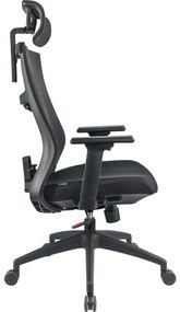 Scaun de birou negru Yenkee