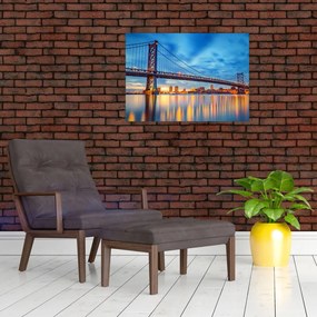 Tablou - Podul Benjamin Franklin, Philadelphia (70x50 cm)