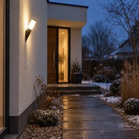 BRILAGI - Lampă de perete pentru exterior cu senzor ELIA 1xE27/20W/230V IP44 antracit