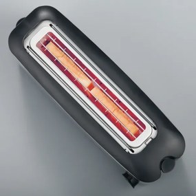Severin AT 2515 - Prăjitor de pâine, 2 fante, 1000W/230V, inox/negru