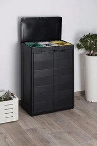 Dulap de reciclare ELEGANCE S - negru