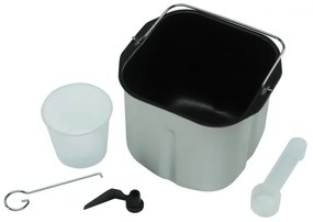 Masina de paine Liberton LBM-6300, 600 W, 3 setari, 12 programe, Timer, Argintiu