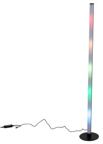 Lampă de masă Neon neagră incluzând LED RGB reglabil - Tijs