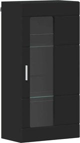 vidaXL Dulap din Lemn Negru 50 x 29 x 100 cm Lemn compozit