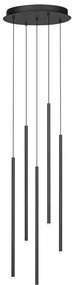 Lustra LED suspendata design minimalist STILVI 15W negru