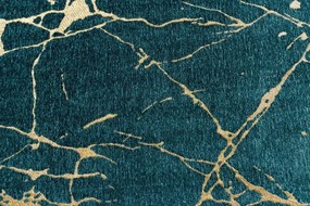 Covor verde-albastrui cu aspect de marmura MARMOR 160x240cm