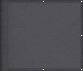 vidaXL Paravan de balcon, antracit, 90x700 cm, 100% poliester oxford