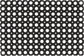 vidaXL Covoraș de ușă dreptunghiular, 40x60 cm, cauciuc