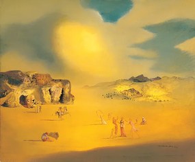Paysage paien moyen Reproducere, Salvador Dalí, (70 x 50 cm)