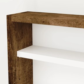 HOMCOM Dulap Vitrină de Perete cu 2 Uși din Sticlă și 4 Rafturi Reglabile | Aosom Romania